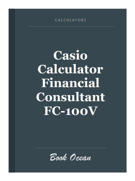 Casio Calculator Financial Consultant FC-100V
