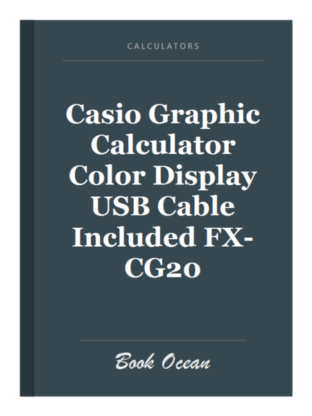 Casio Graphic Calculator Color Display USB Cable Included FX-CG20