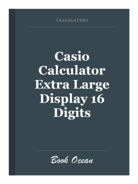 Casio Calculator Extra Large Display 16 Digits