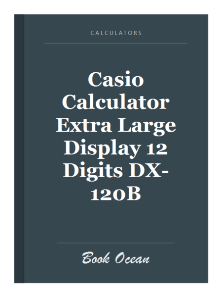 Casio Calculator Extra Large Display 12 Digits DX-120B