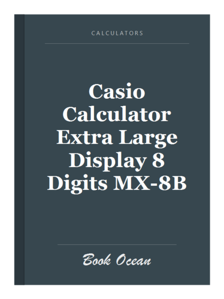 Casio Calculator Extra Large Display 8 Digits MX-8B