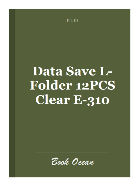 Data Save L-Folder 12PCS Clear E-310