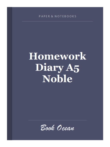 Homework Diary A5 Noble
