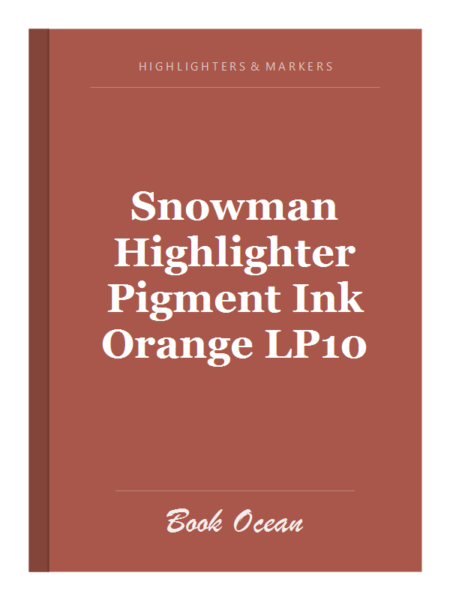 Snowman Highlighter Pigment Ink Orange LP10