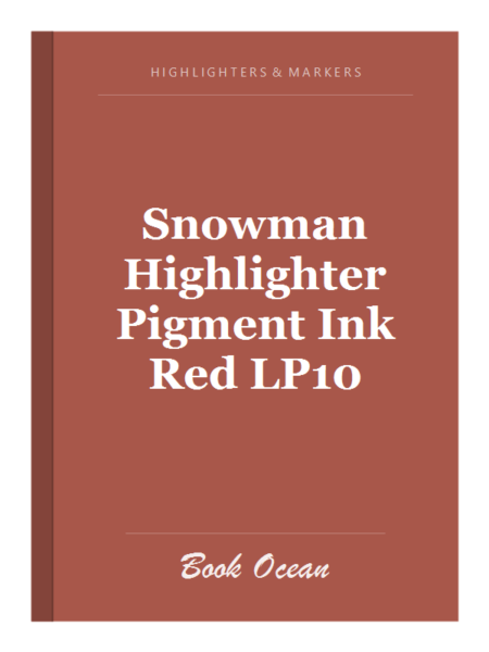 Snowman Highlighter Pigment Ink Red LP10