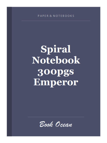 Spiral Notebook 300pgs Emperor
