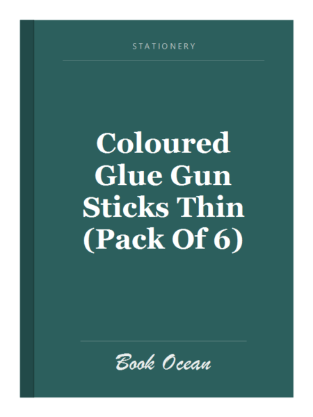Coloured Glue Gun Sticks Thin (Pack Of 6)