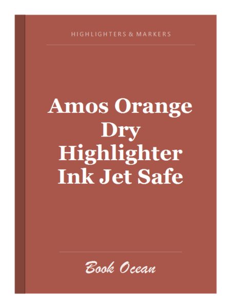 Amos Orange Dry Highlighter Ink Jet Safe