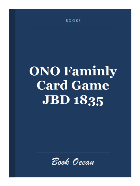 ONO Faminly Card Game JBD 1835