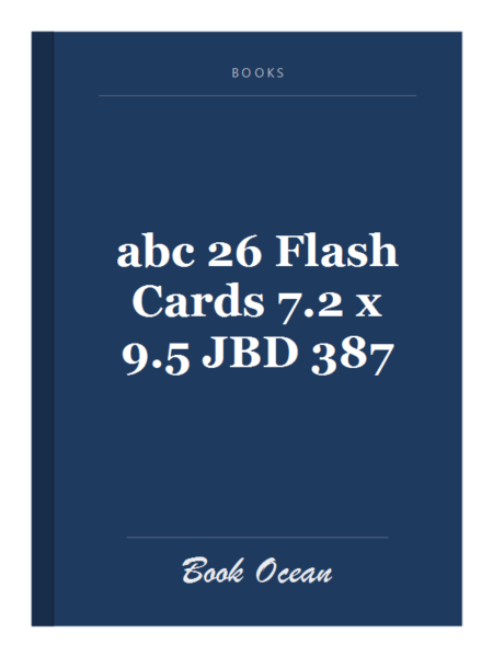 abc 26 Flash Cards 7.2 x 9.5 JBD 387