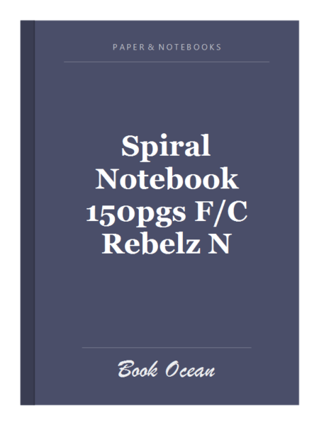 Spiral Notebook 150pgs F/C Rebelz N