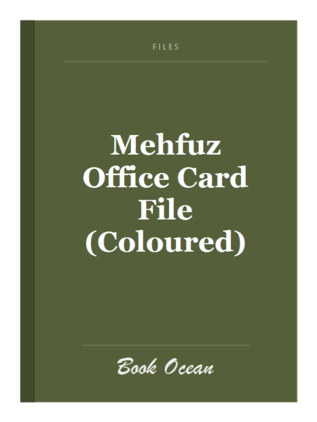 Mehfuz Office Card File (Coloured)