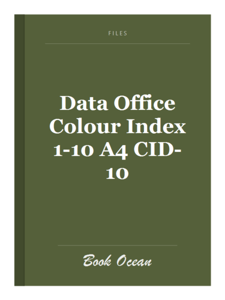 Data Office Colour Index 1-10 A4 CID-10