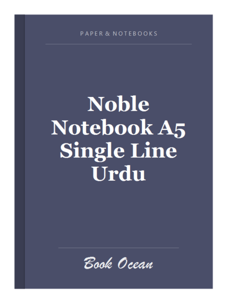 Noble Notebook A5 Single Line Urdu