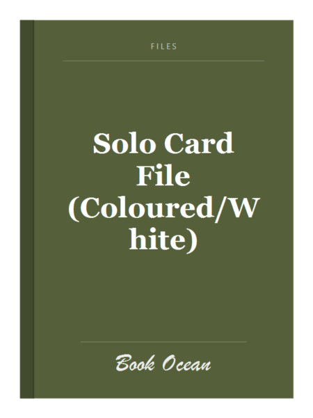 Solo Card File (Coloured/White)