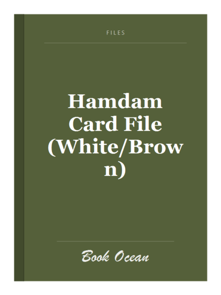 Hamdam Card File (White/Brown)