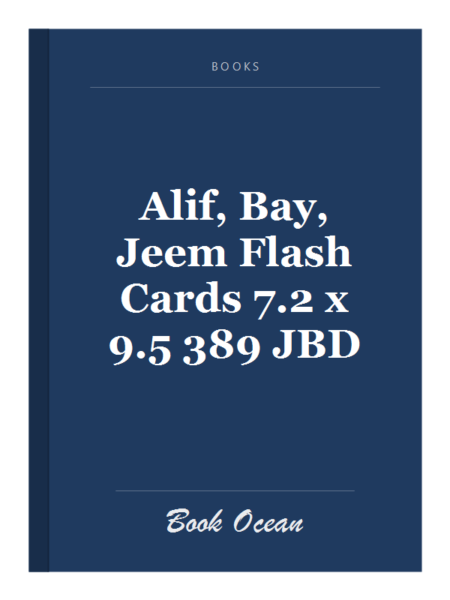 Alif, Bay, Jeem Flash Cards 7.2 x 9.5 389 JBD