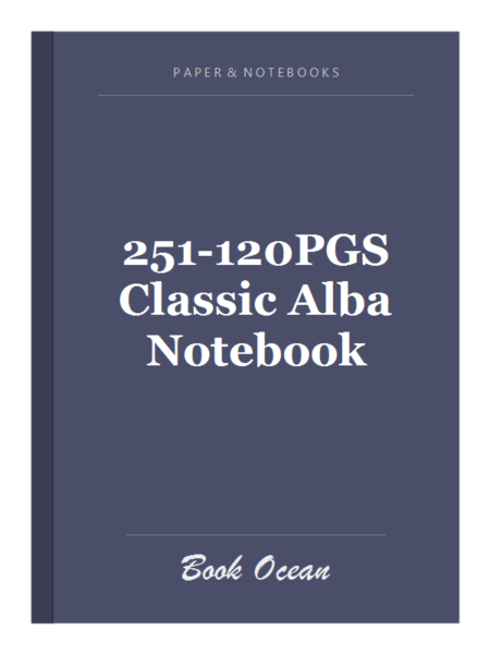 251-120PGS Classic Alba Notebook