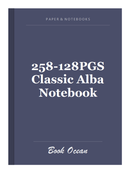258-128PGS Classic Alba Notebook