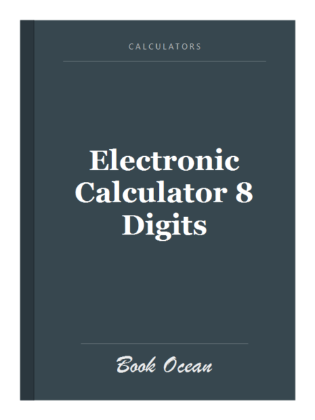 Electronic Calculator 8 Digits