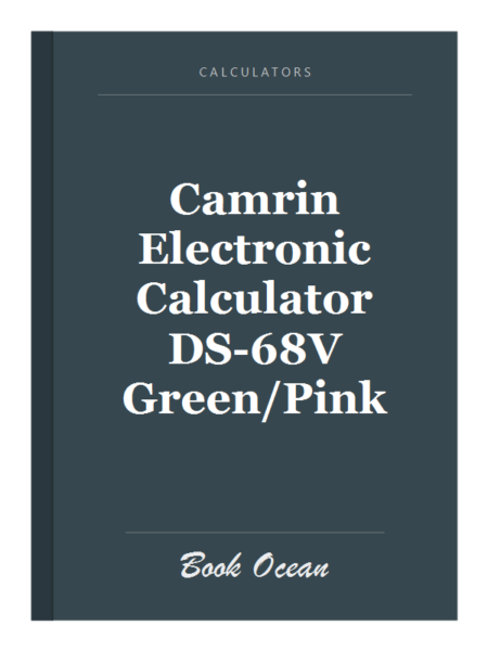 Camrin Electronic Calculator DS-68V Green/Pink