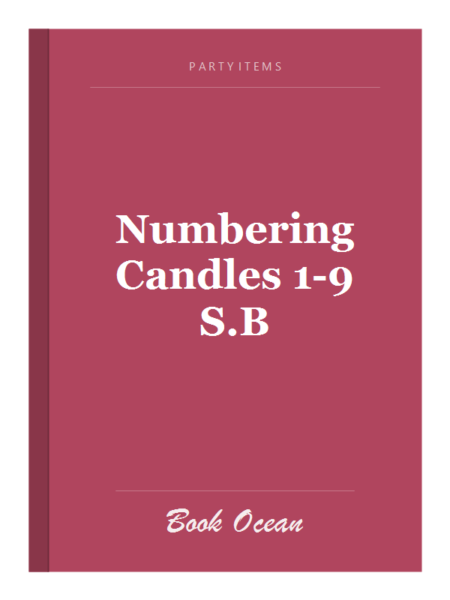Numbering Candles 1-9 S.B