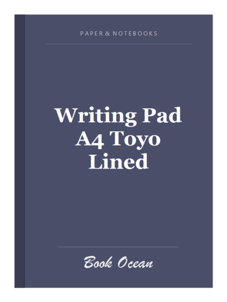 Writing Pad A4 Toyo Lined