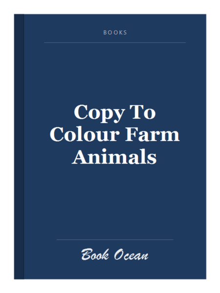 Copy To Colour Farm Animals
