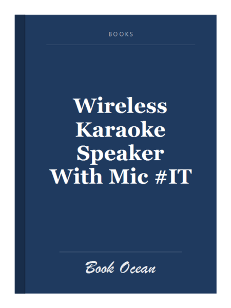 Wireless Karaoke Speaker With Mic #IT