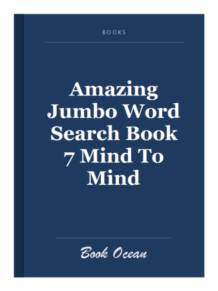 Amazing Jumbo Word Search Book 7 Mind To Mind