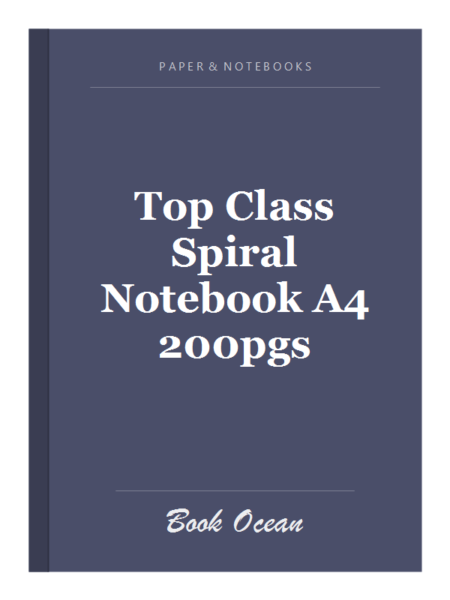 Top Class Spiral Notebook A4 200pgs