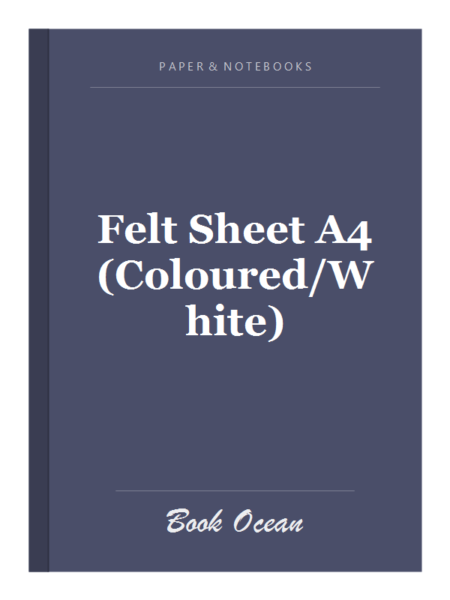 Felt Sheet A4 (Coloured/White)