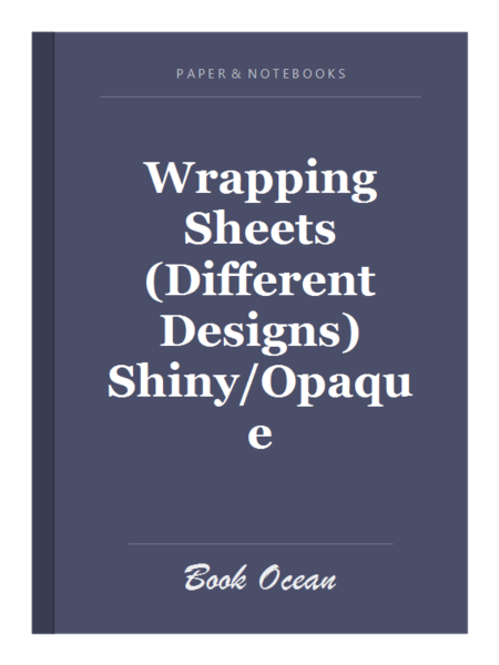 Wrapping Sheets (Different Designs) Shiny/Opaque