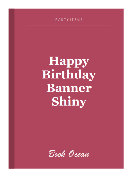 Happy Birthday Banner Shiny