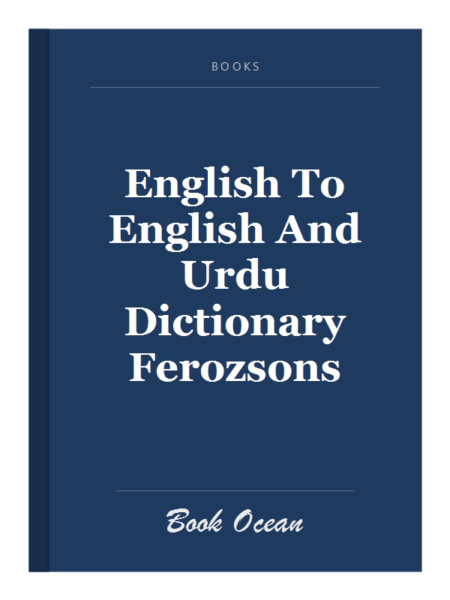English To English And Urdu Dictionary Ferozsons