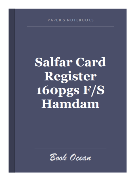 Salfar Card Register 160pgs F/S Hamdam