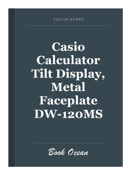 Casio Calculator Tilt Display, Metal Faceplate DW-120MS