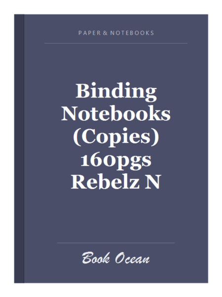Binding Notebooks (Copies) 160pgs Rebelz N