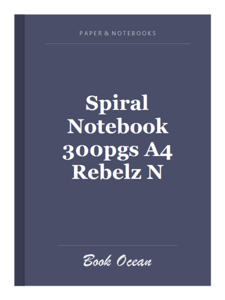 Spiral Notebook 300pgs A4 Rebelz N