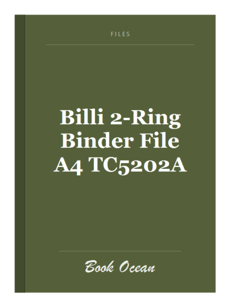 Billi 2-Ring Binder File A4 TC5202A