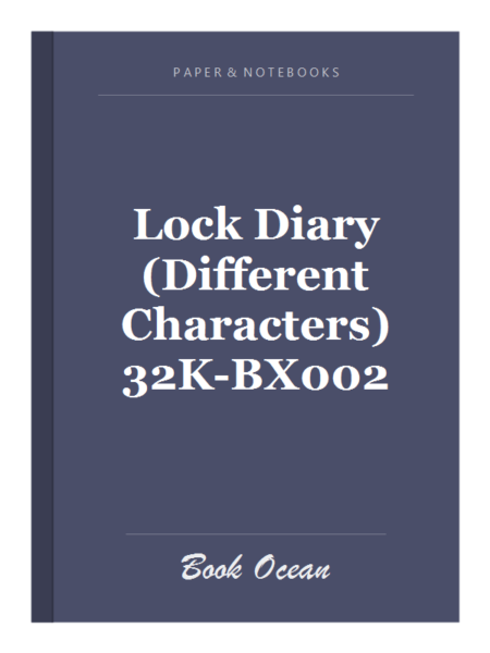 Lock Diary (Different Characters) 32K-BX002
