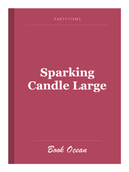 Sparking Candle Large