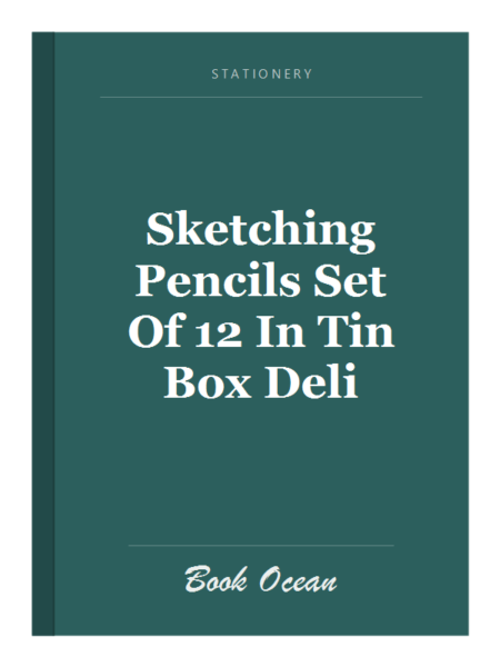 Sketching Pencils Set Of 12 In Tin Box Deli