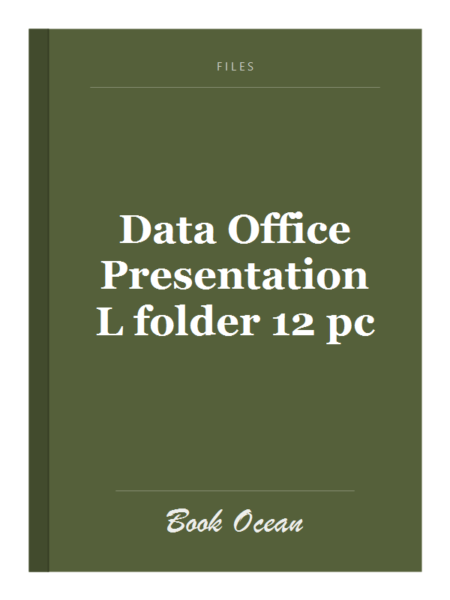 Data Office Presentation L folder 12 pc
