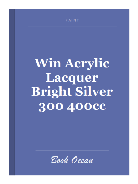 Win Acrylic Lacquer Bright Silver 300 400cc