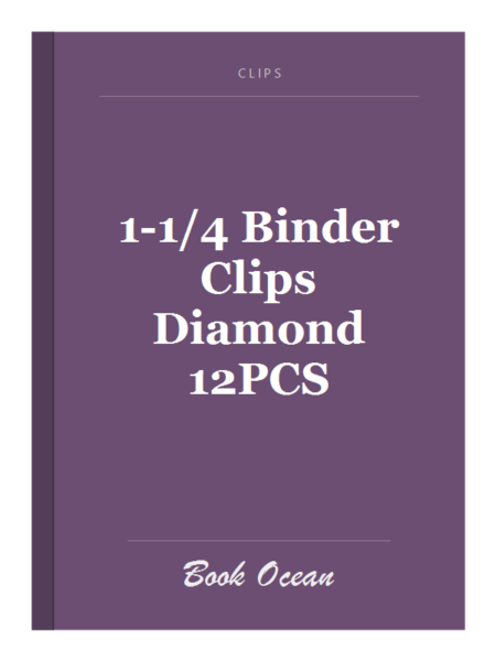 1-1/4 Binder Clips Diamond 12PCS
