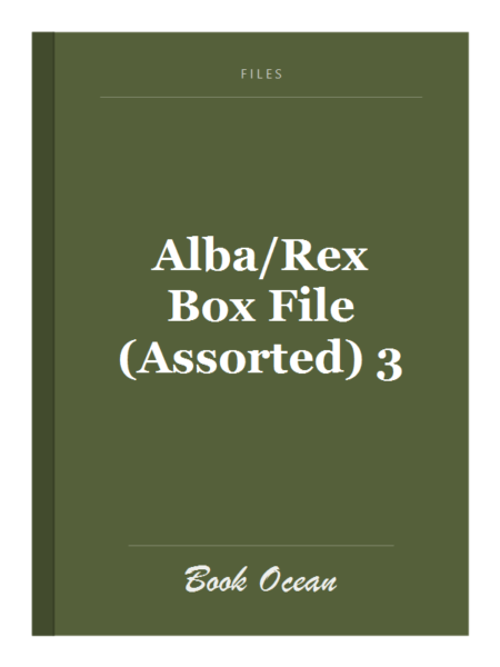 Alba/Rex Box File (Assorted) 3