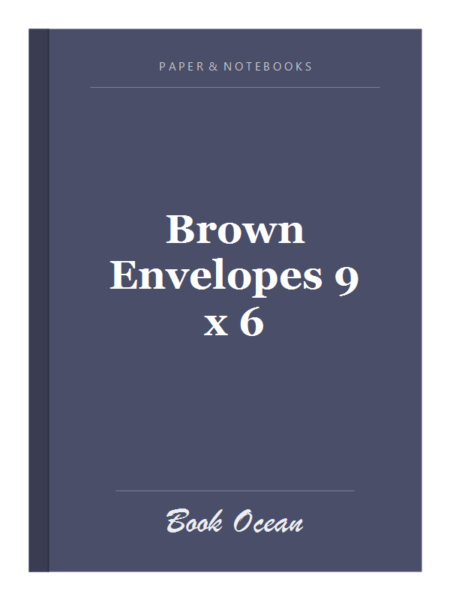 Brown Envelopes 9 x 6