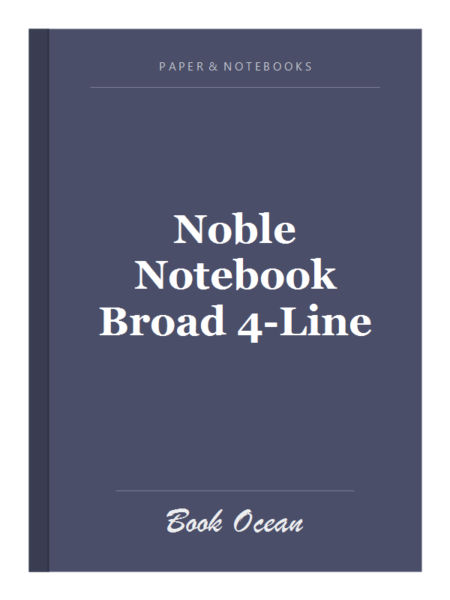 Noble Notebook Broad 4-Line
