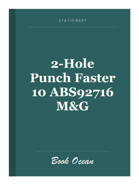 2-Hole Punch Faster 10 ABS92716 M&G